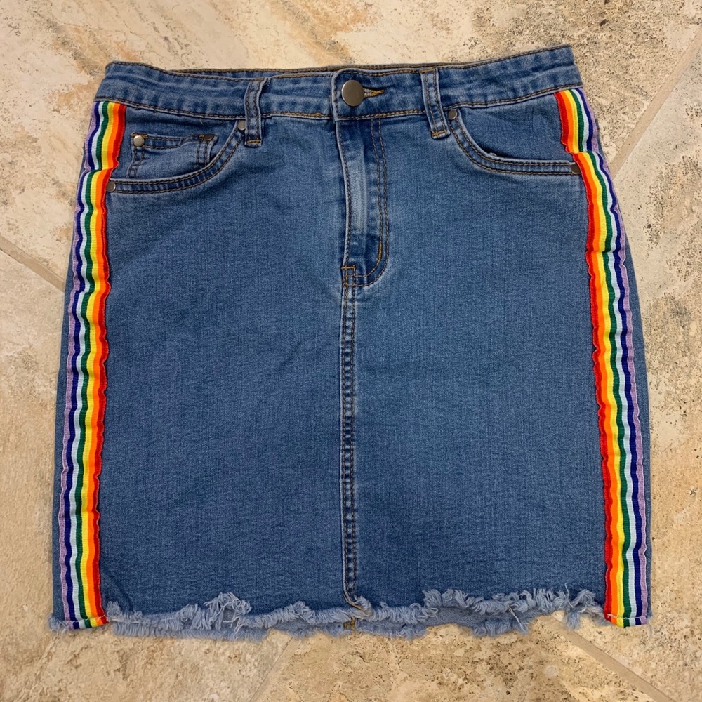 Denim skirt